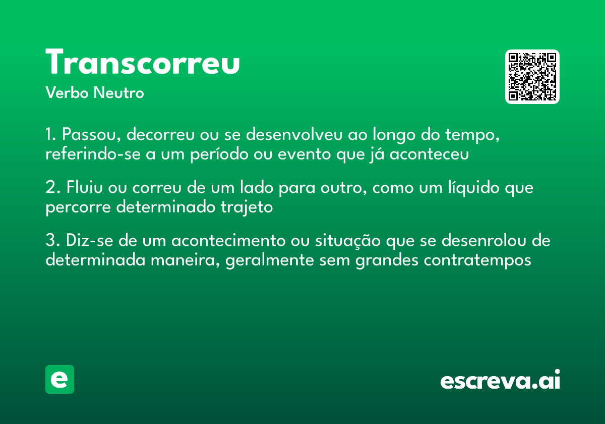 transcorreu