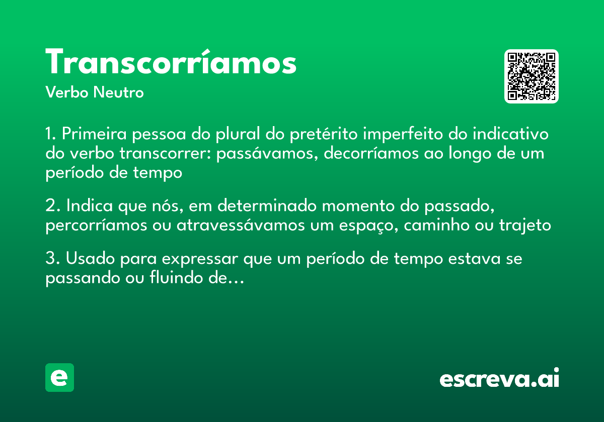 transcorríamos