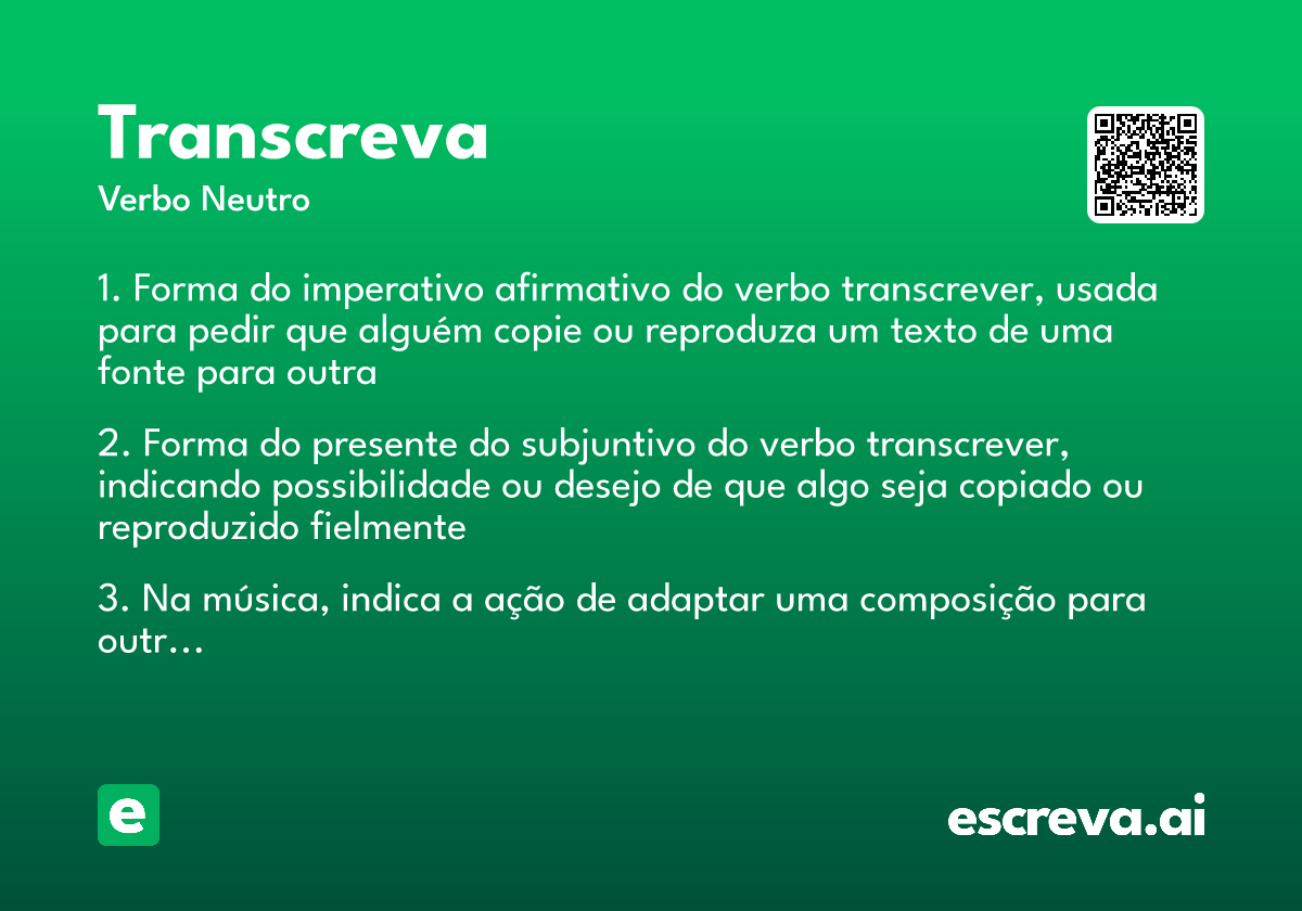 transcreva