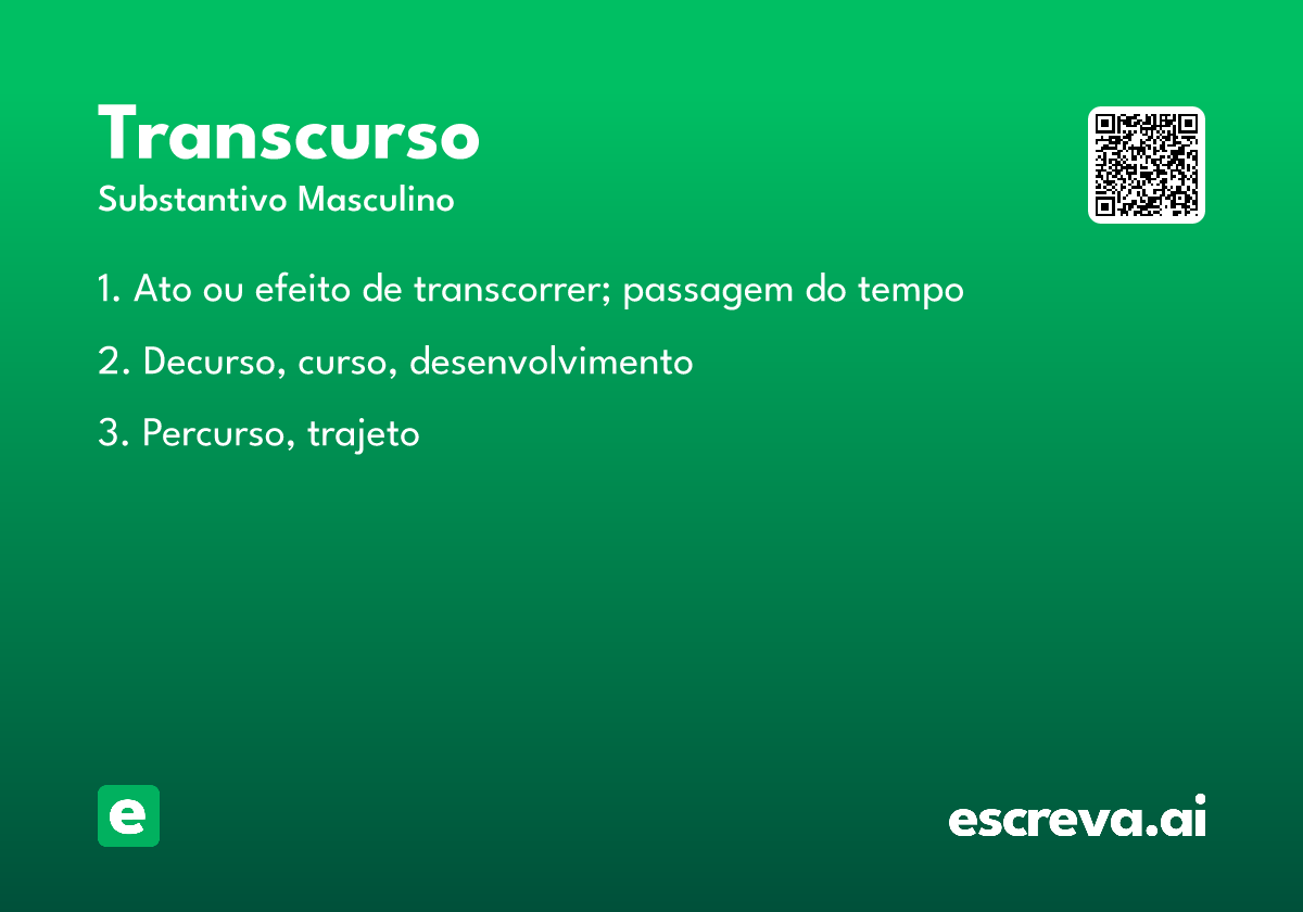 transcurso