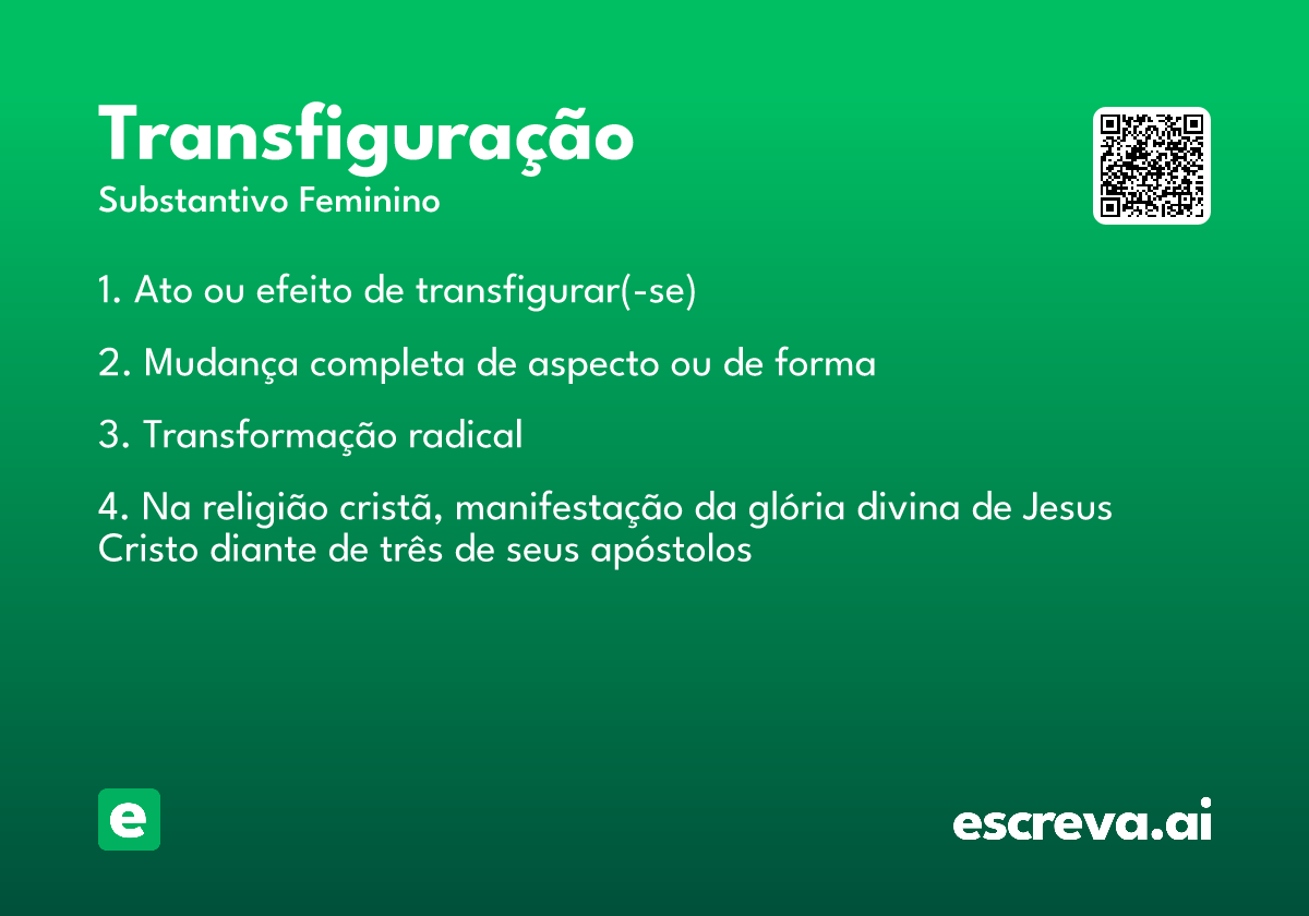 transfiguração