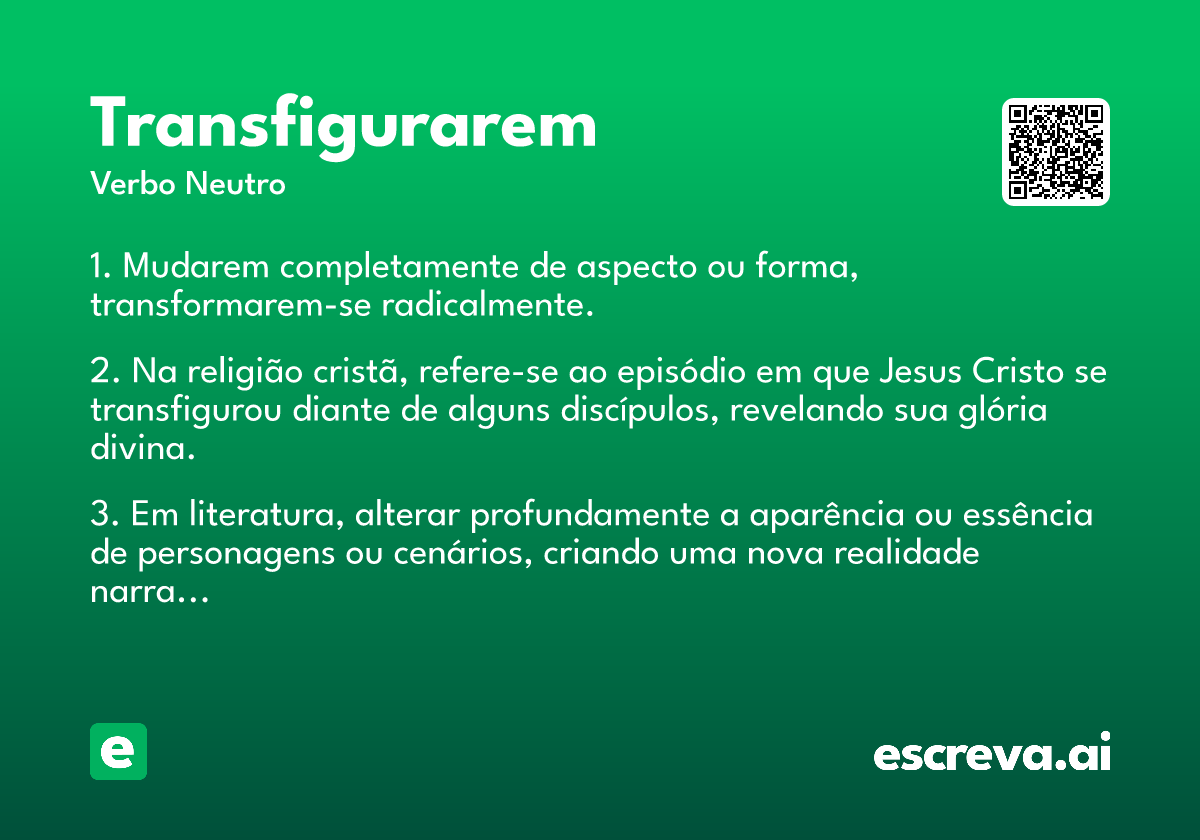 transfigurarem