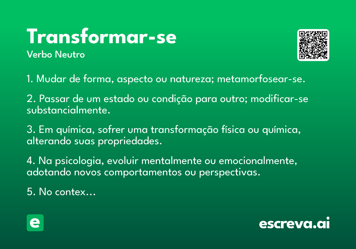 transformar-se