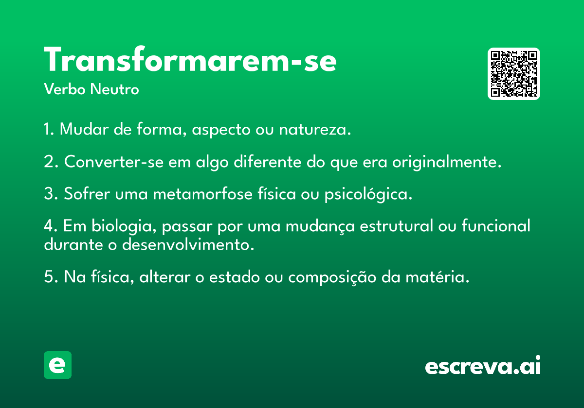 transformarem-se