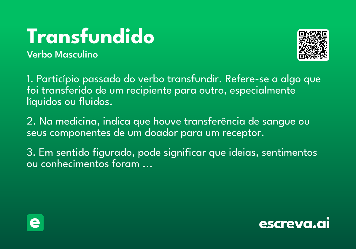 transfundido