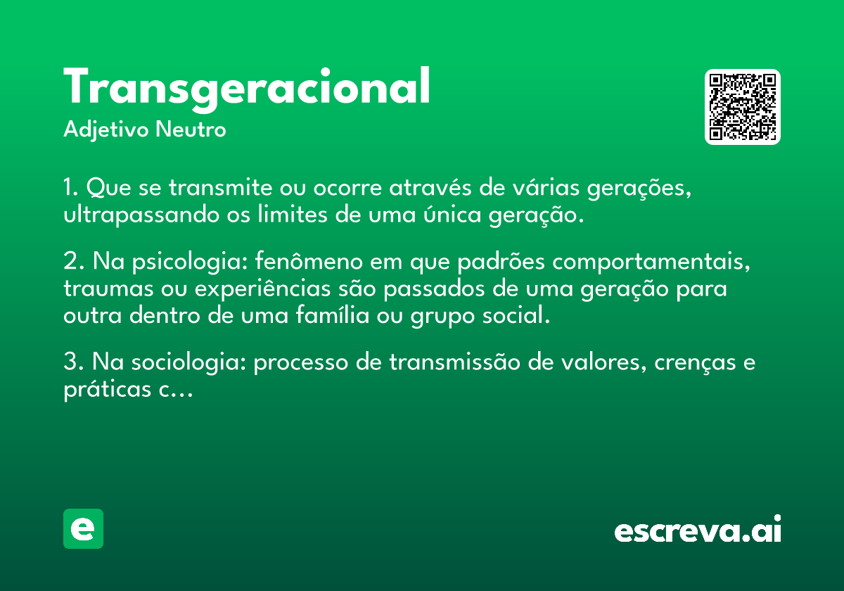 transgeracional