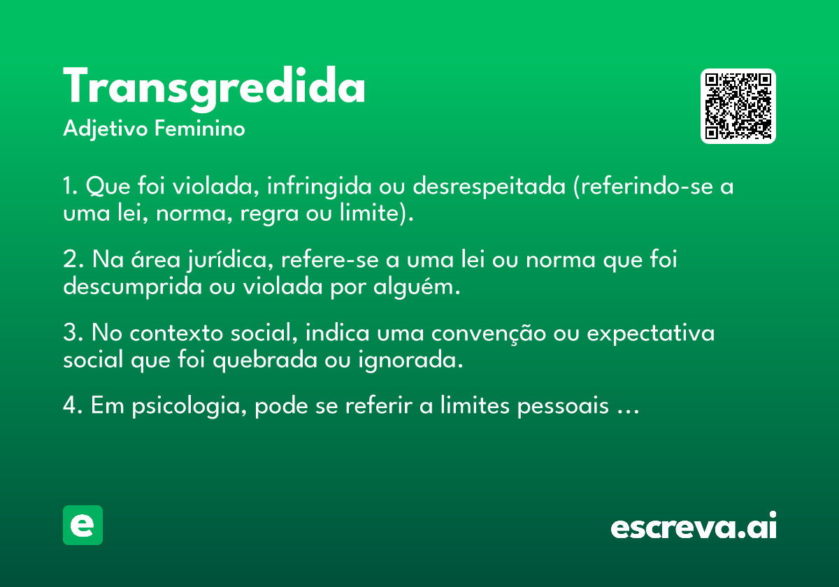 transgredida