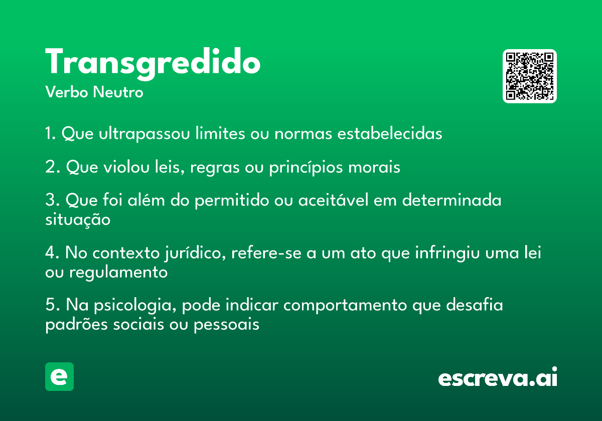 transgredido