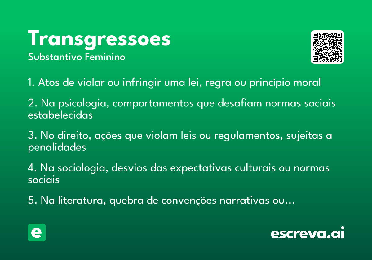 transgressoes