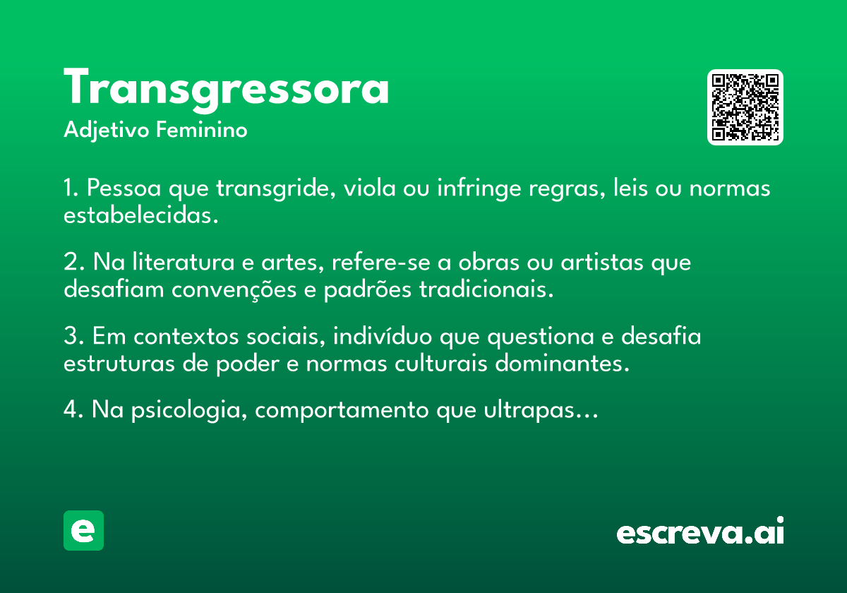 transgressora