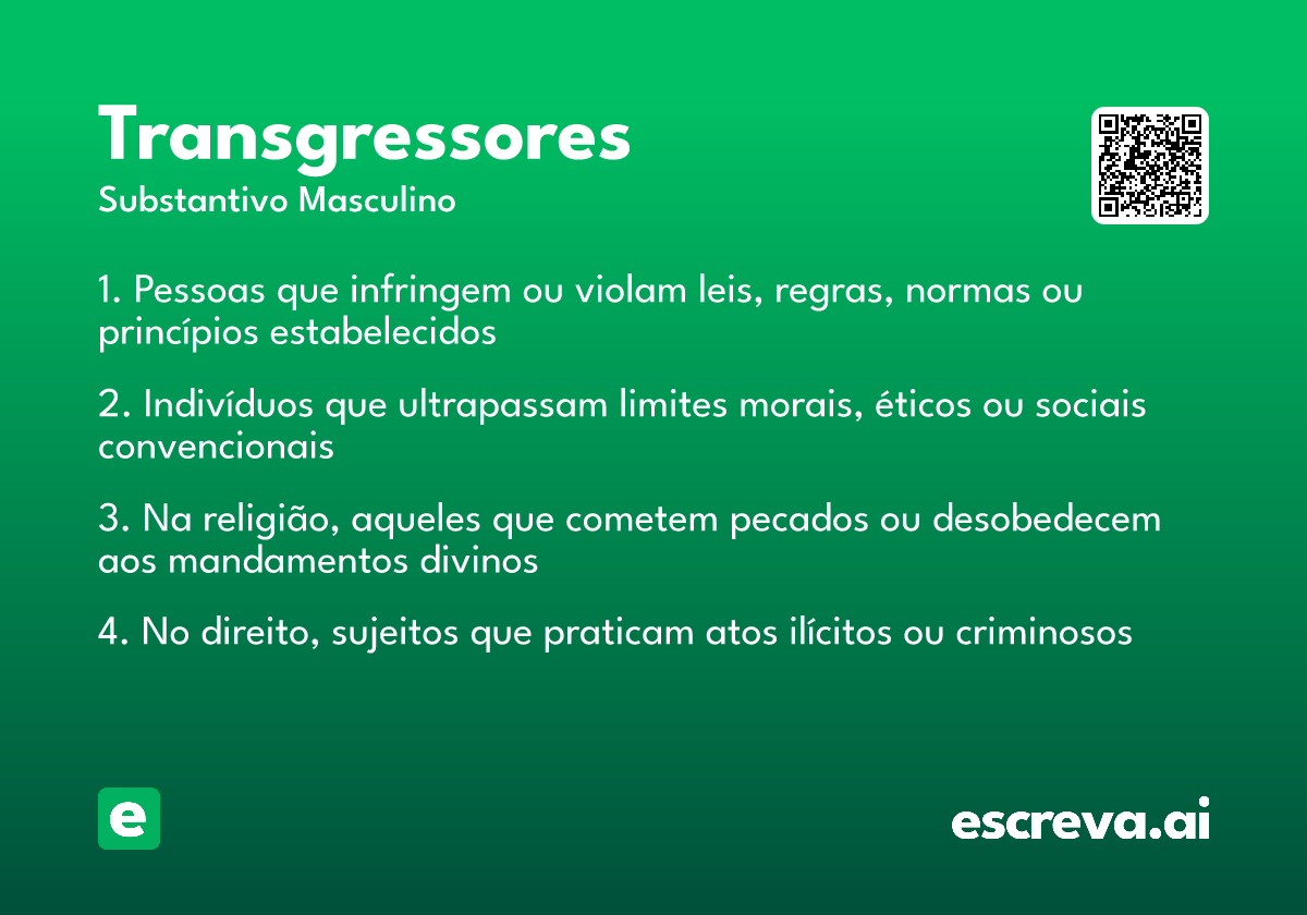 transgressores
