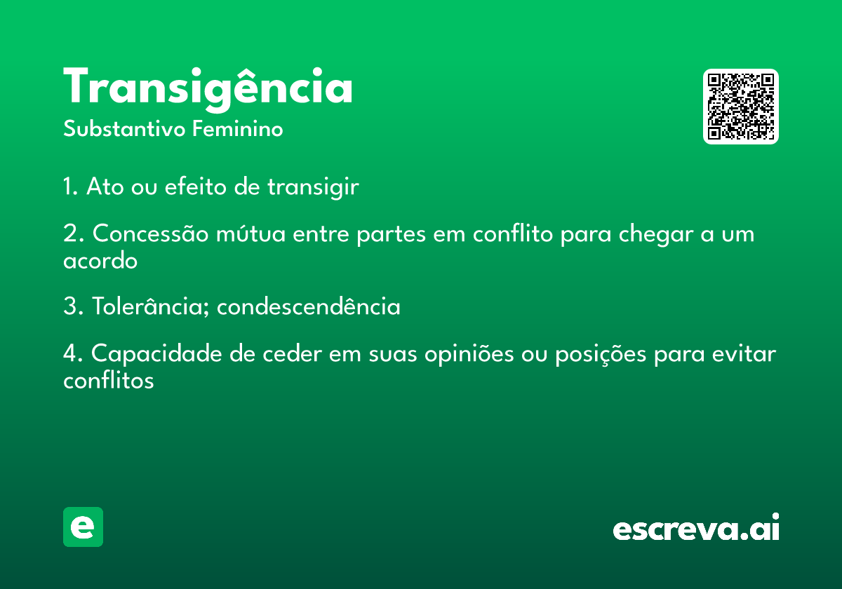 transigência