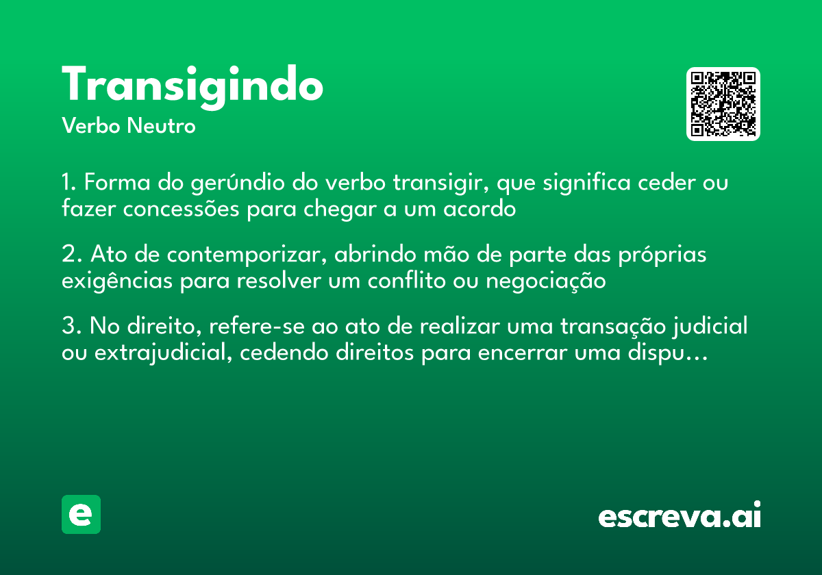 transigindo