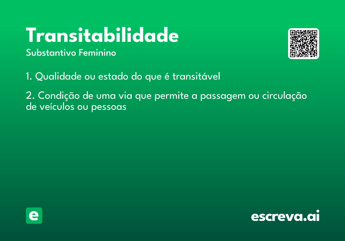 transitabilidade