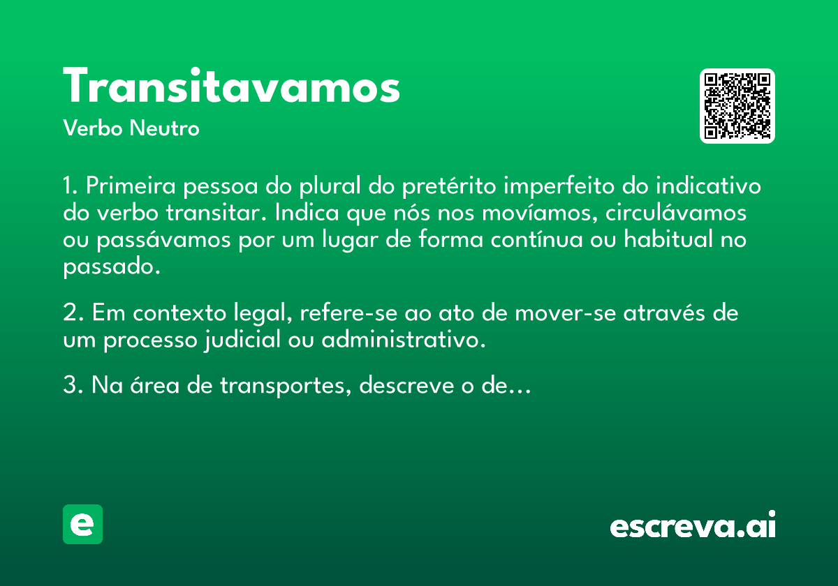 transitavamos