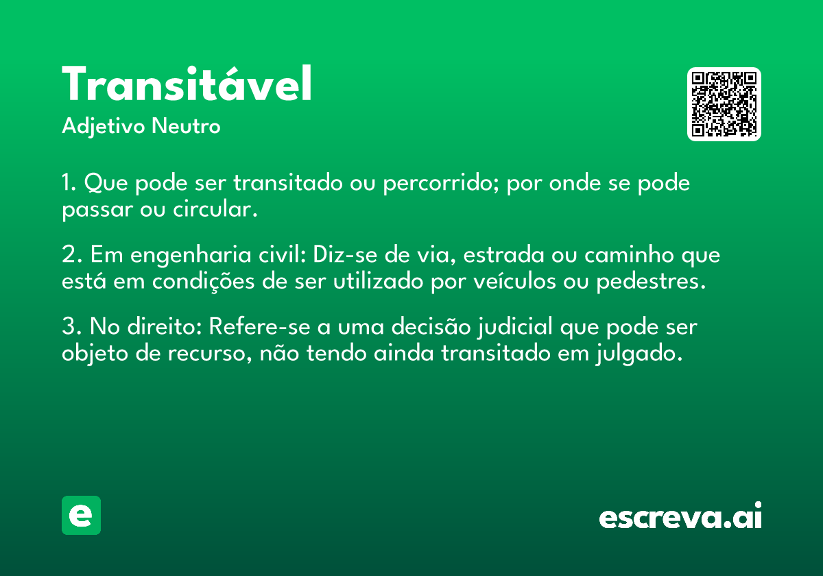 transitável