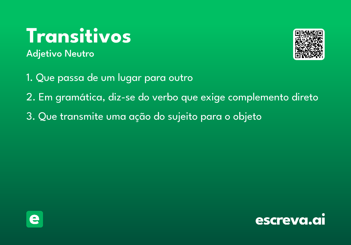 transitivos