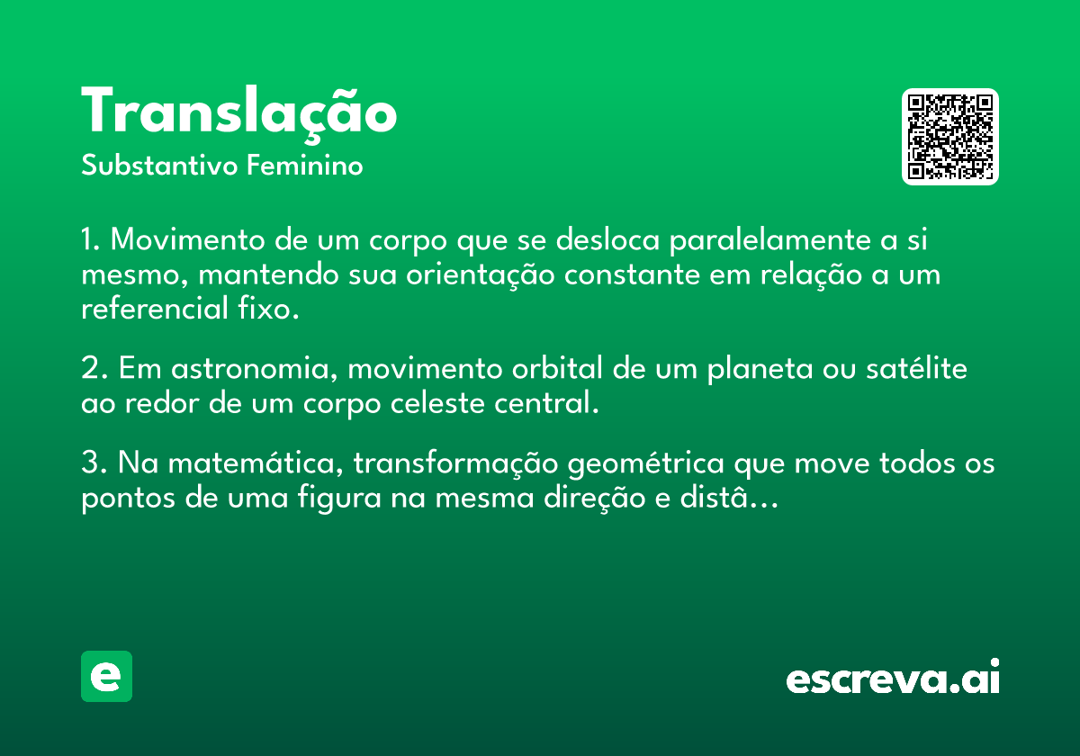 translação