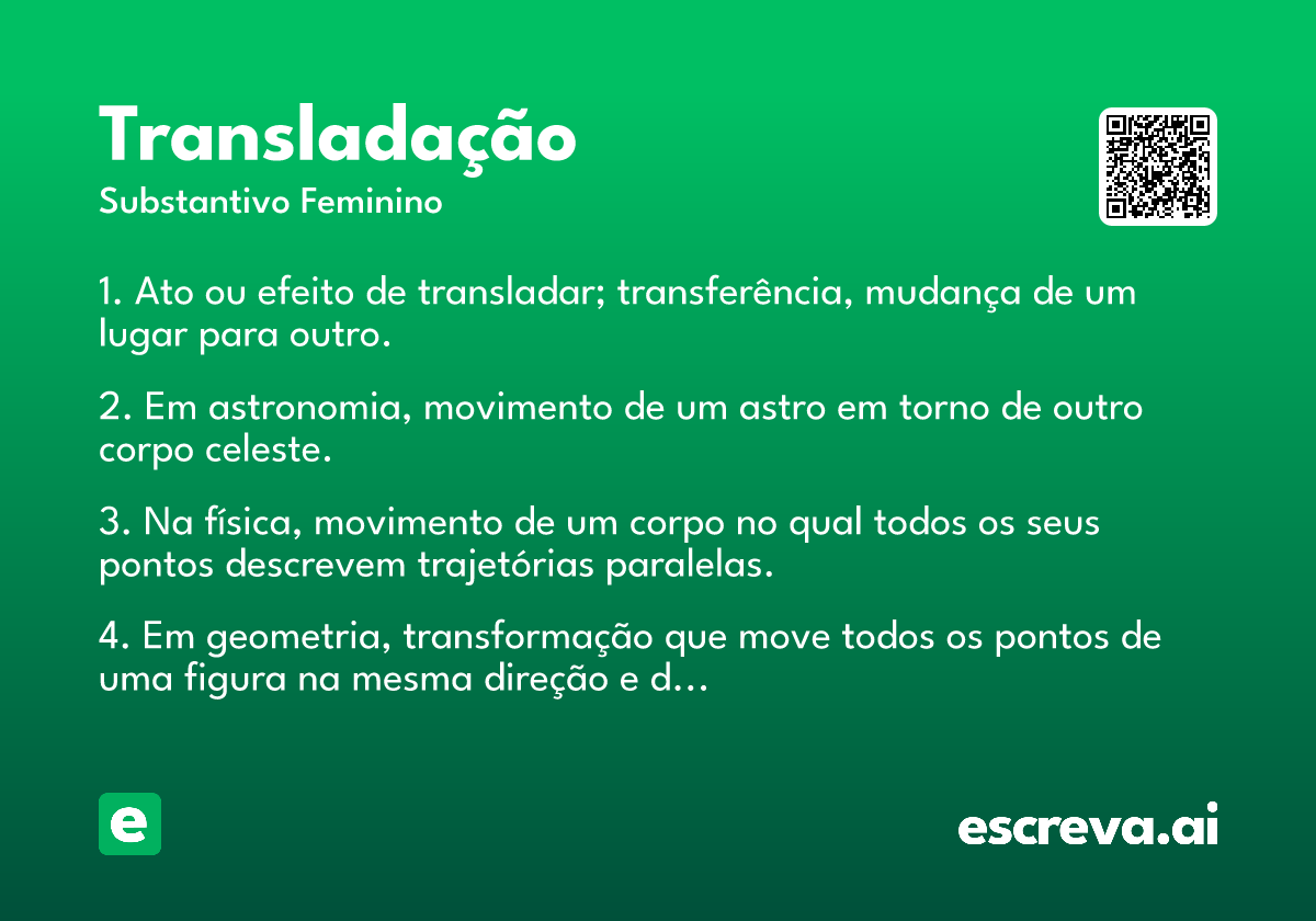 transladação