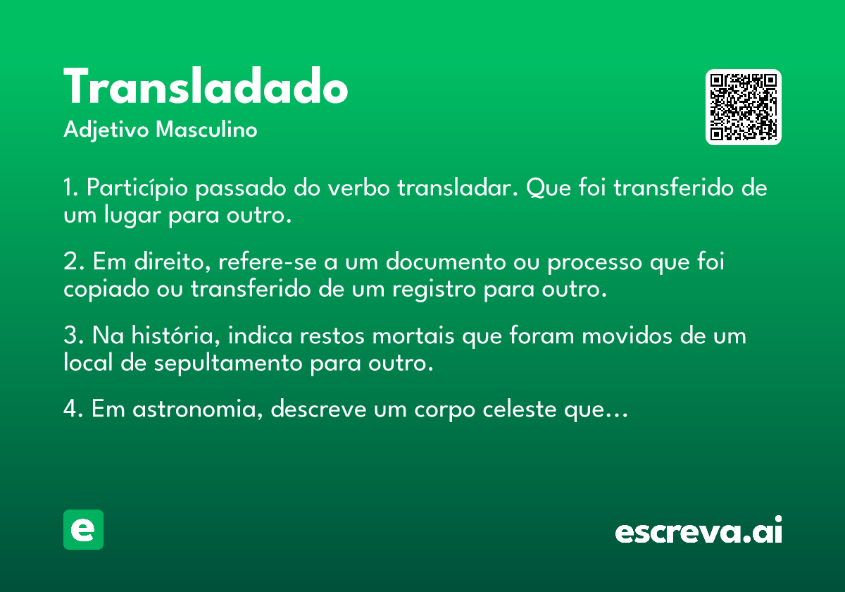transladado