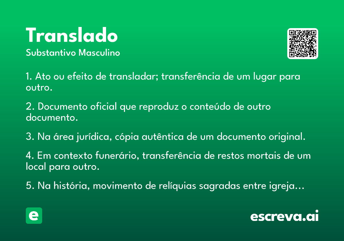 translado