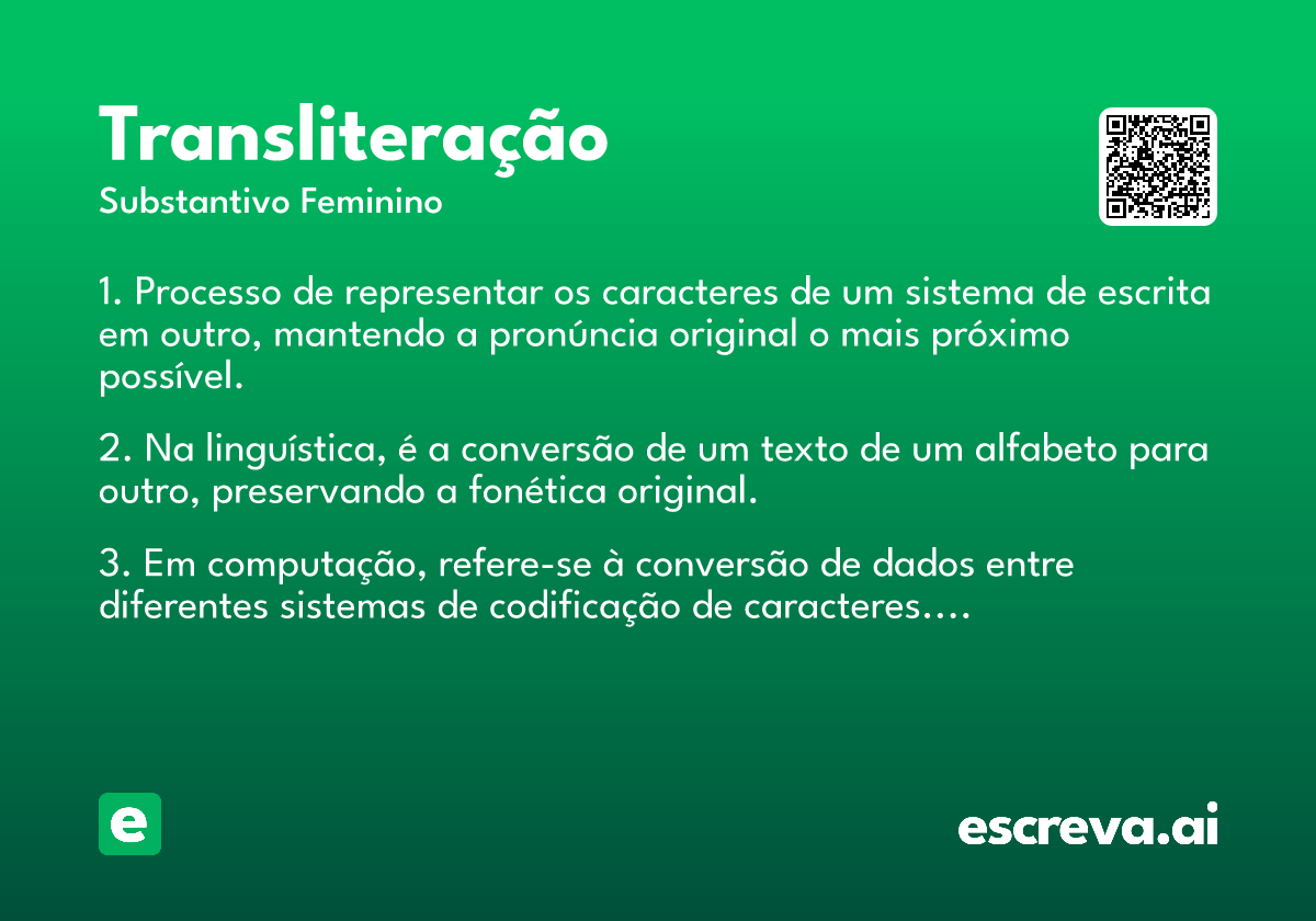 transliteração