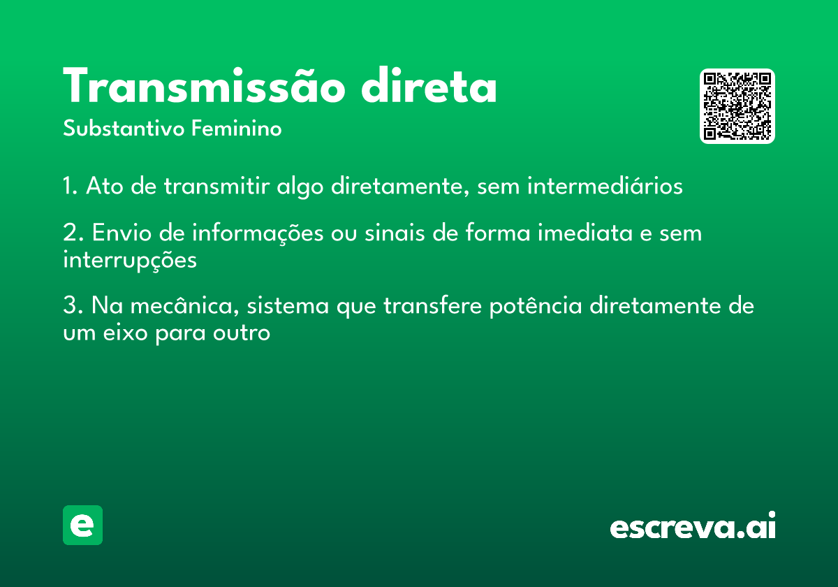 transmissão direta