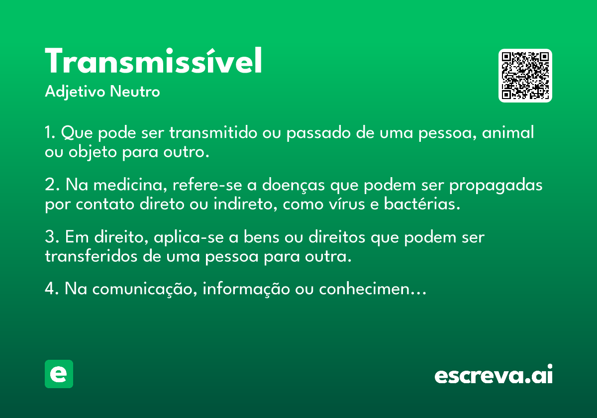 transmissível