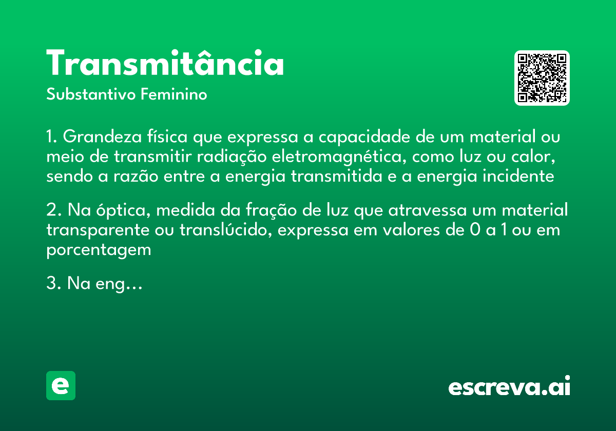 transmitância
