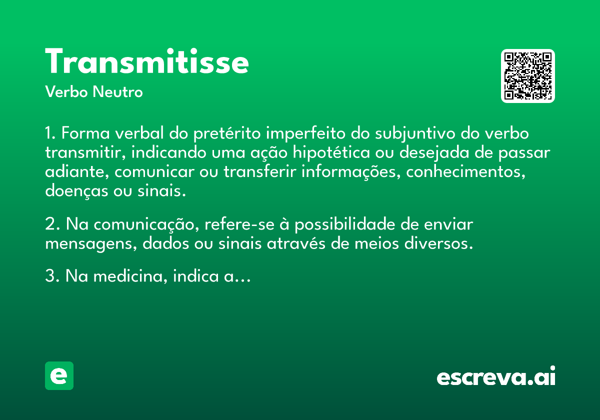 transmitisse