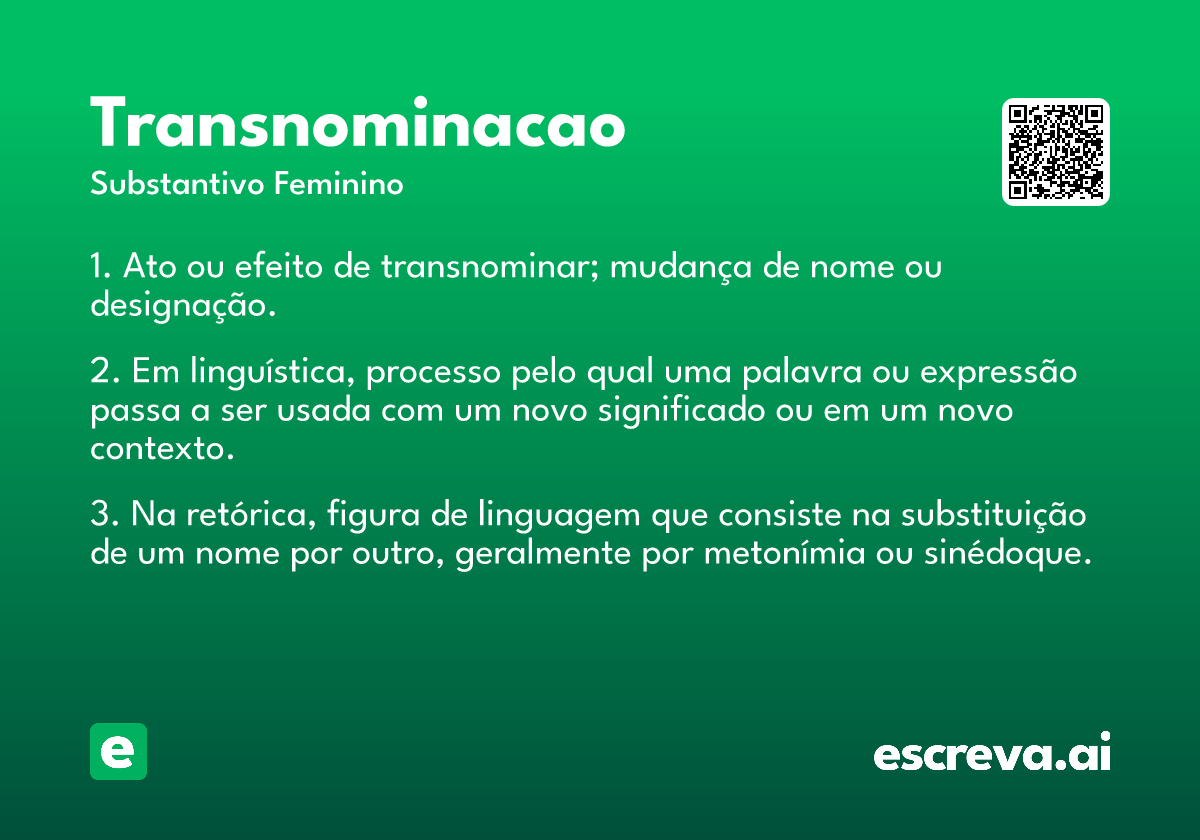 transnominacao