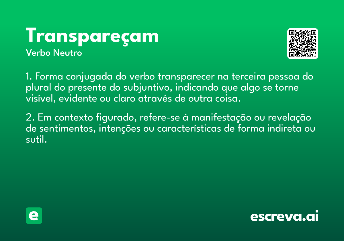 transpareçam