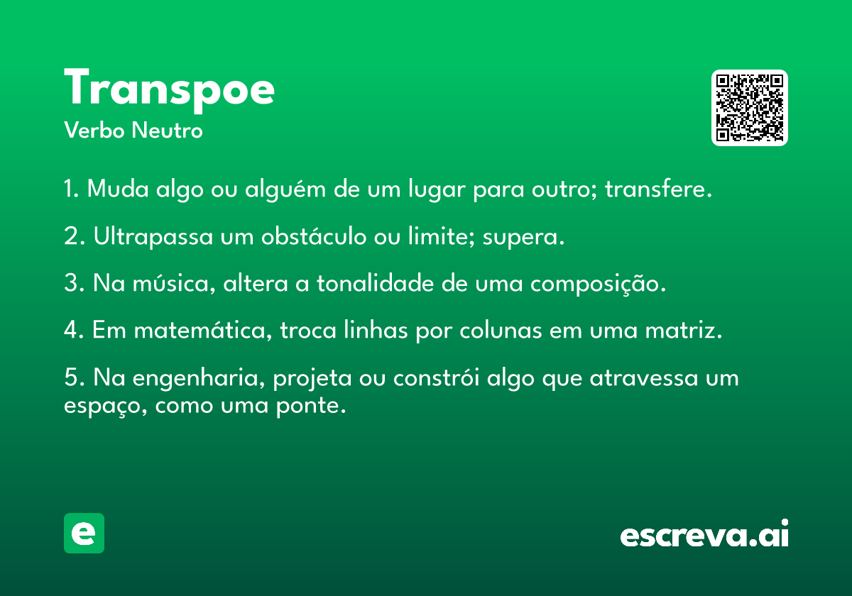 transpoe