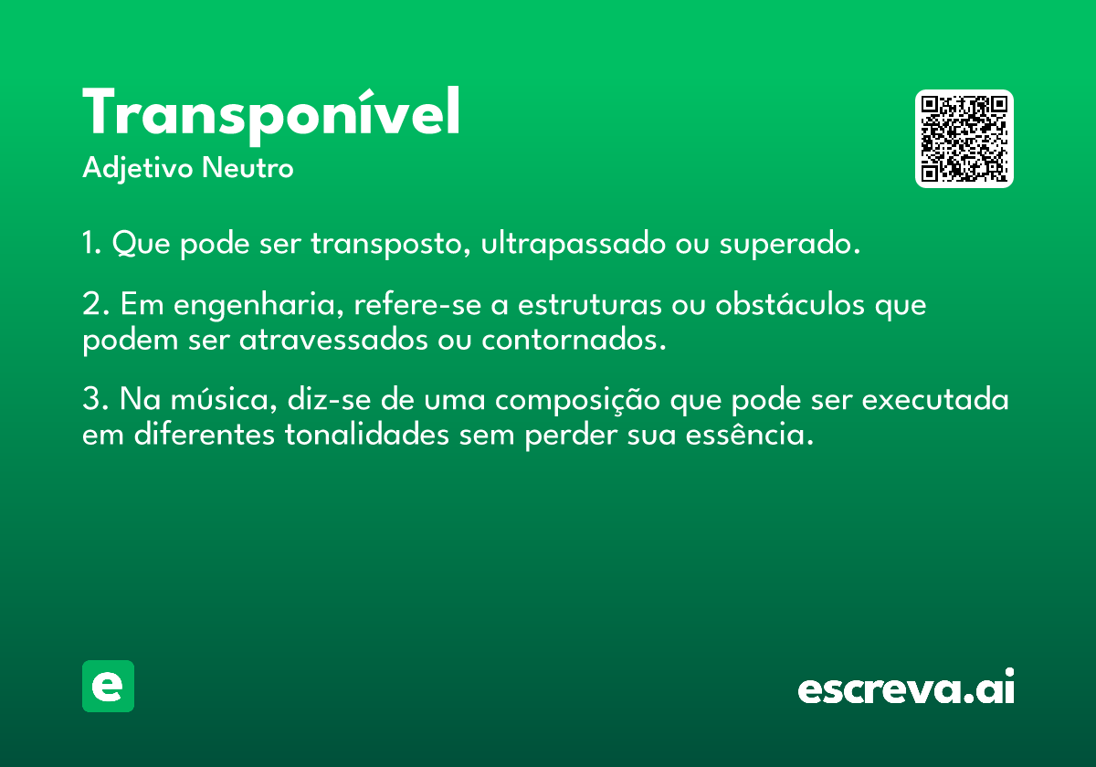 transponível