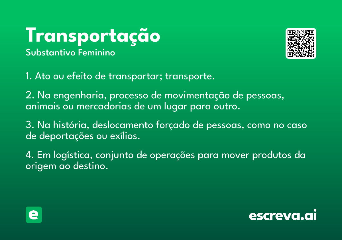 transportação