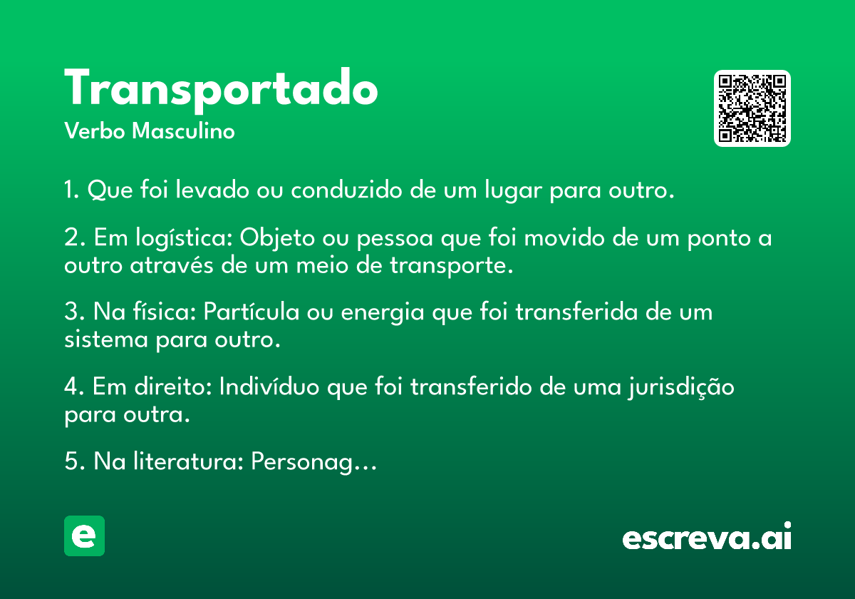 transportado