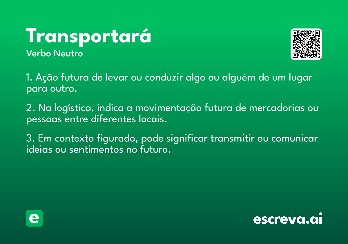 transportará