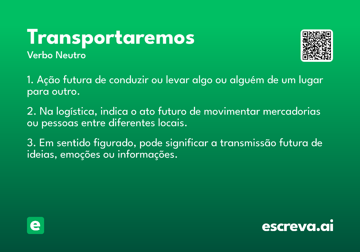 transportaremos