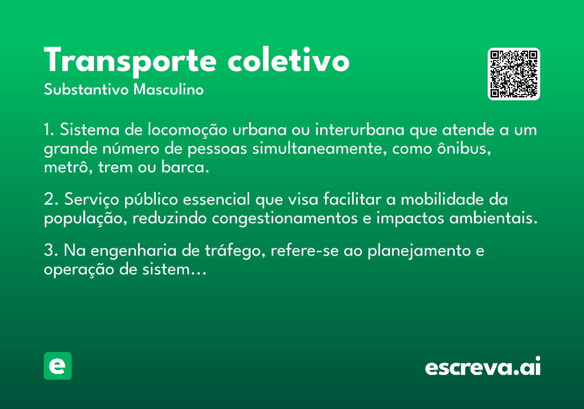 transporte coletivo