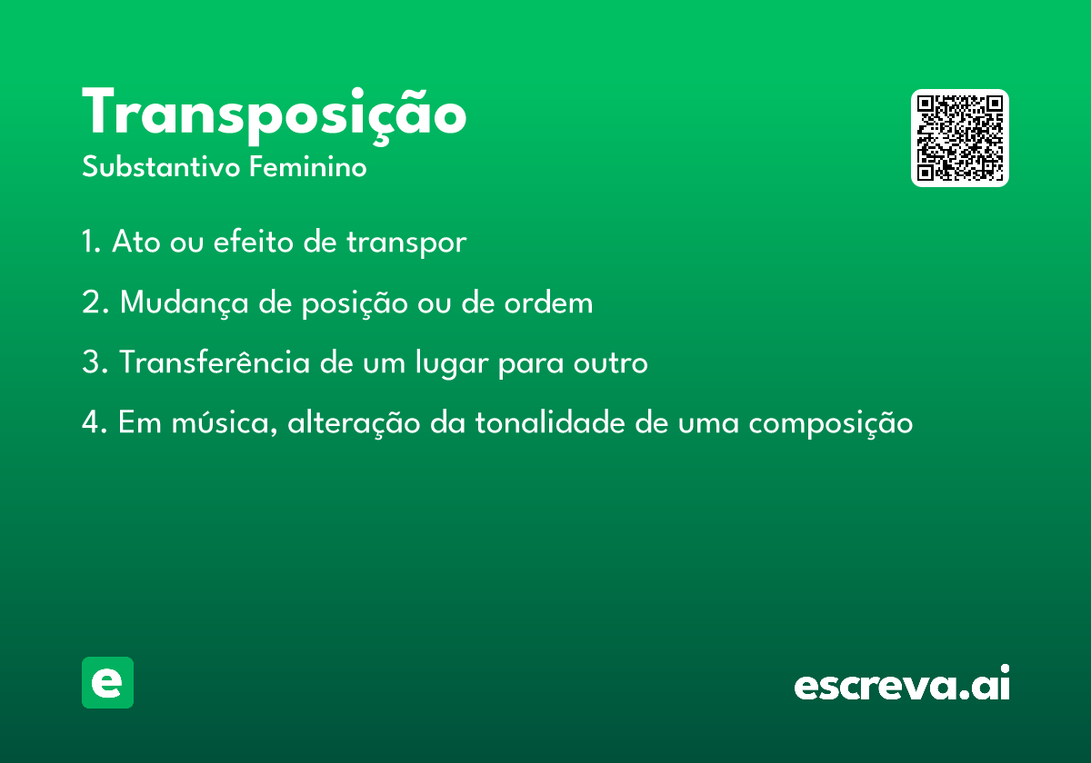 transposição