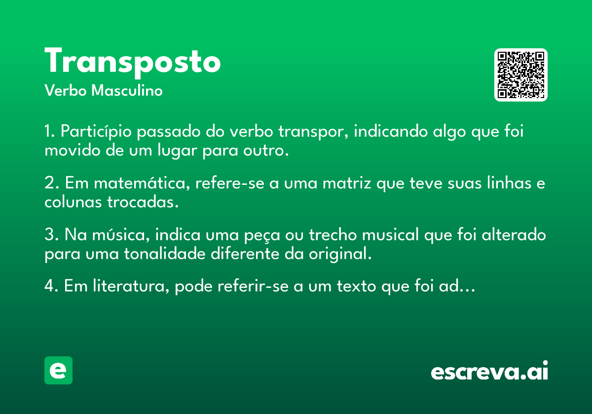 transposto