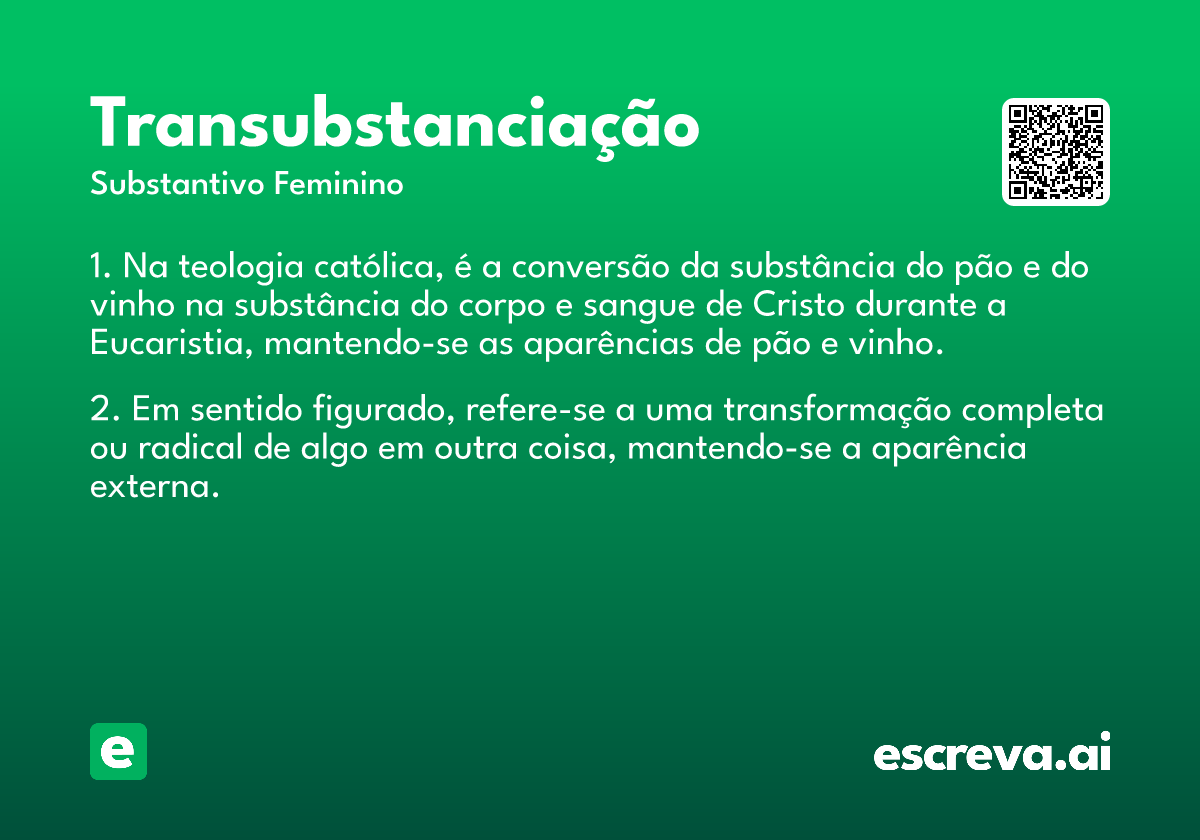 transubstanciação