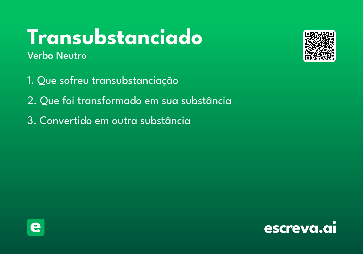 transubstanciado
