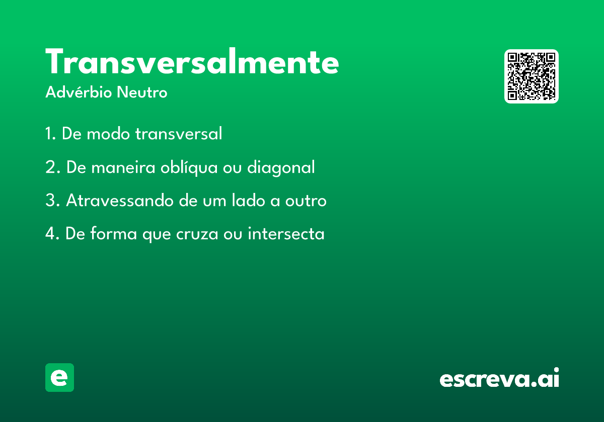 transversalmente