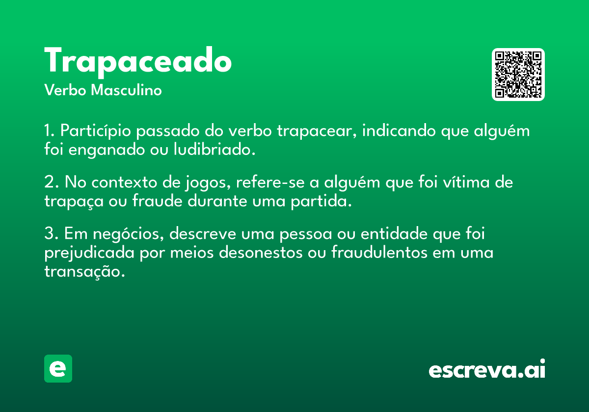 trapaceado
