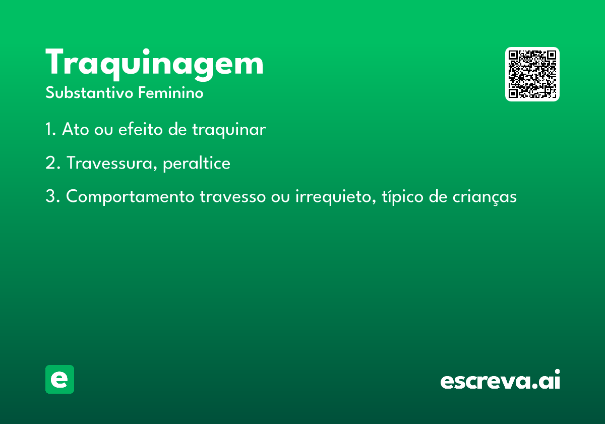 traquinagem