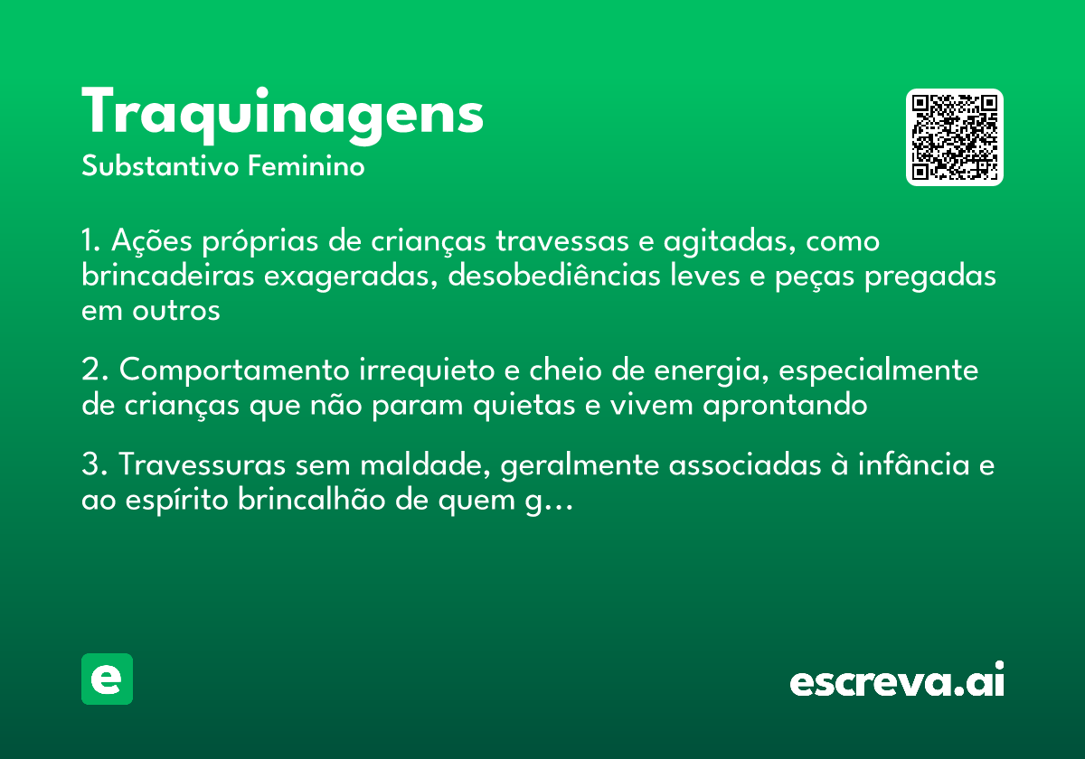 traquinagens