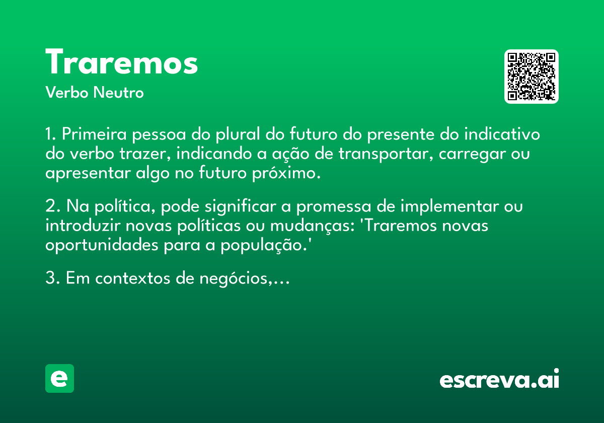 traremos