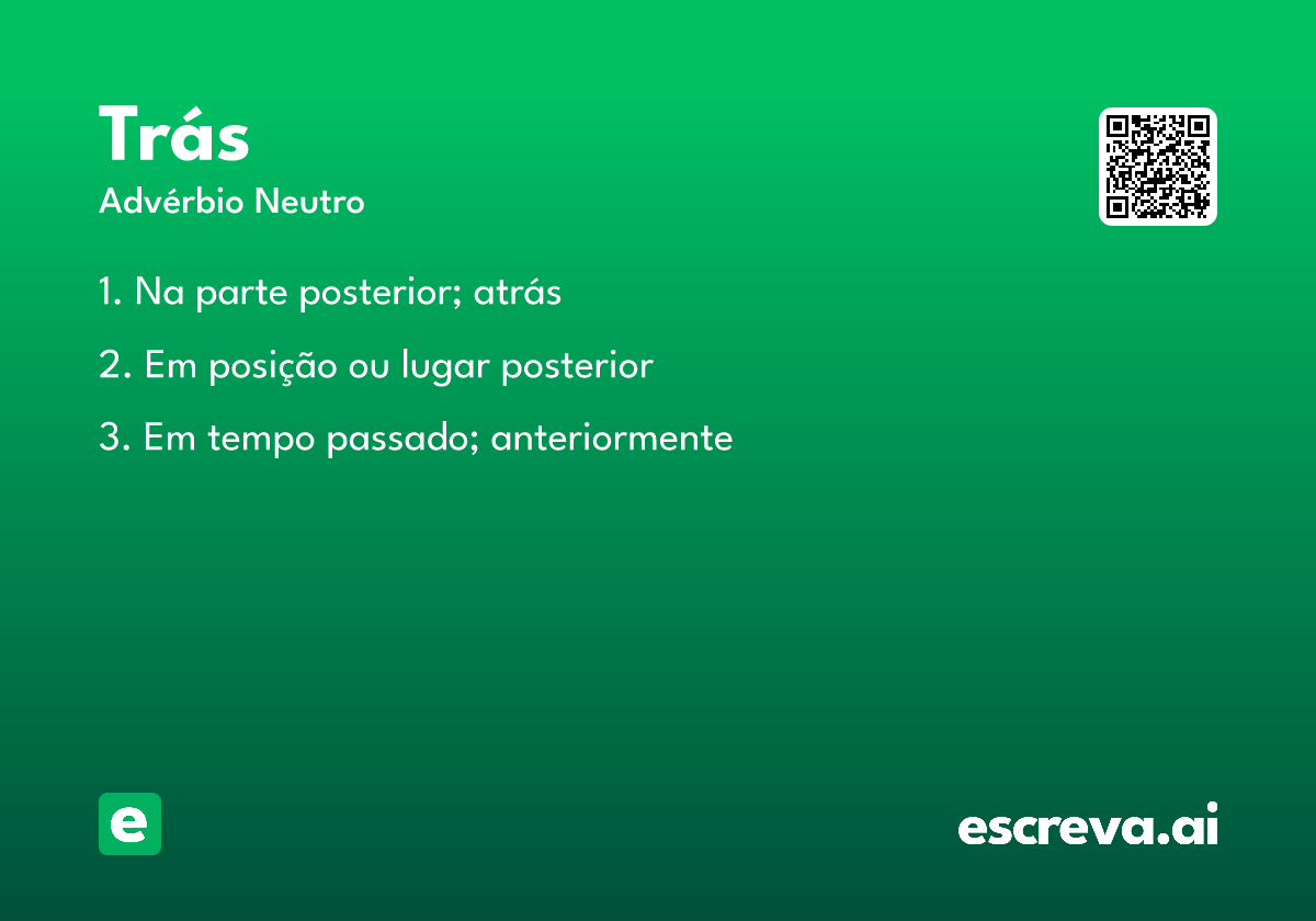 trás