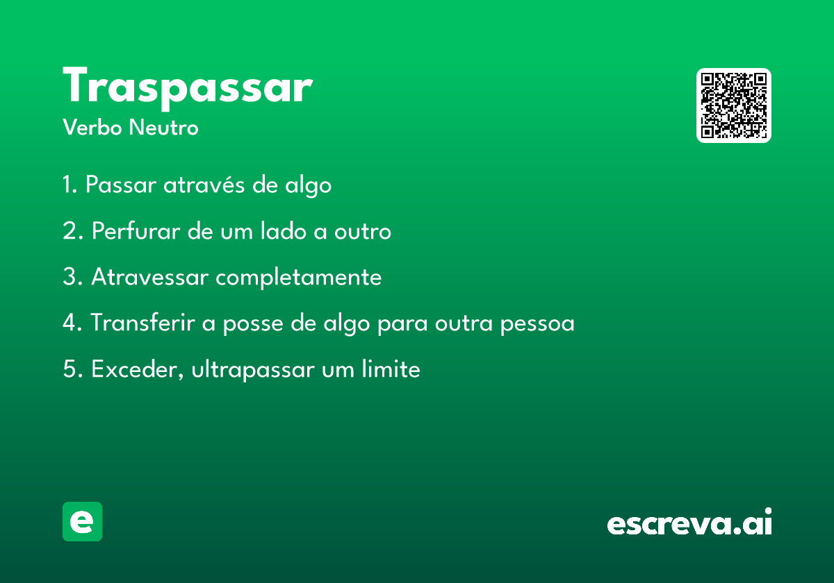 traspassar